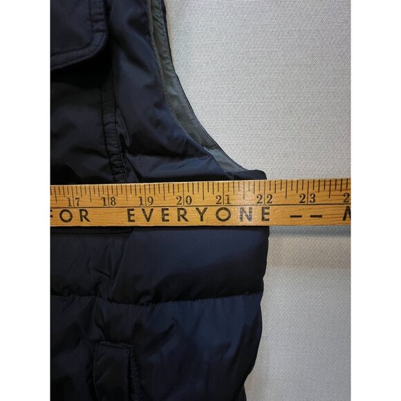 Banana Republic Men's Midweight Puffer Vest Full Zip Sleeveless Size L Black - Picture 6 of 9